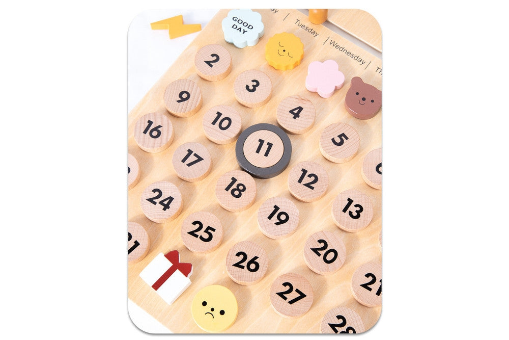 Wooden Magnetic Calendar