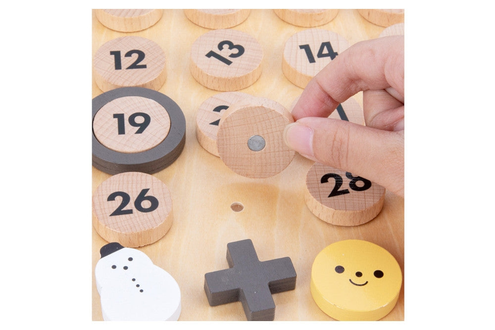 Wooden Magnetic Calendar