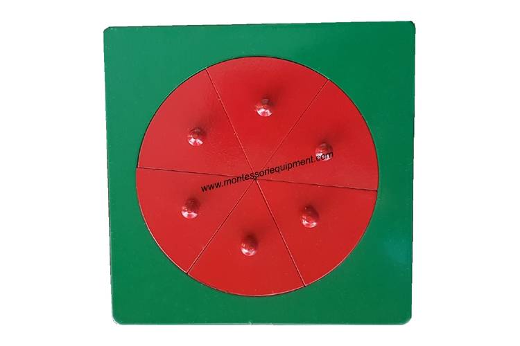 1/6 Metal Fraction Circle with Frame