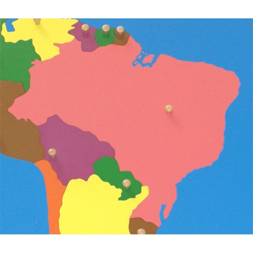 Brazil - Puzzle Piece of South America