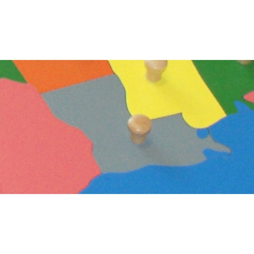 IFIT Montessori: Louisiana - Puzzle Piece of USA (Wood Knob)