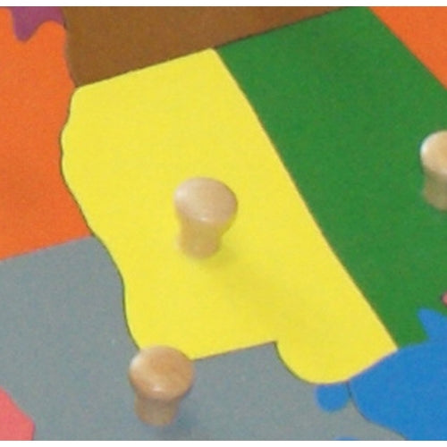 IFIT Montessori: Mississippi - Puzzle Piece of USA (Wood Knob)