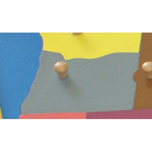 IFIT Montessori: Oregon - Puzzle Piece of USA (Wood Knob)