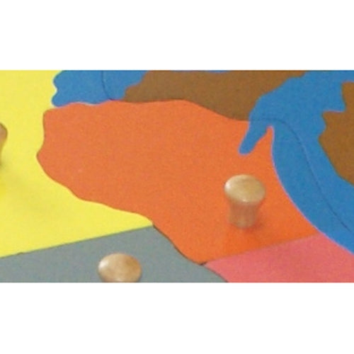 IFIT Montessori: Wisconsin - Puzzle Piece of USA (Wood Knob)