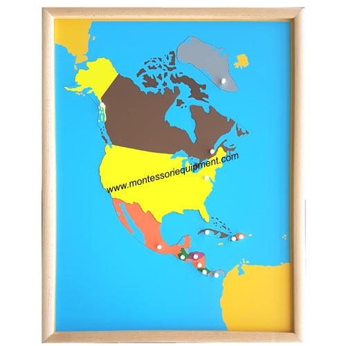 USA - Puzzle Piece of North America