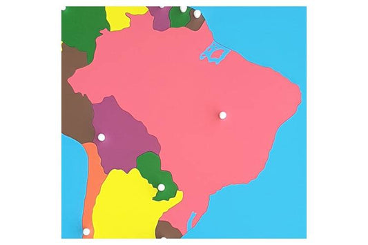 Brazil - Puzzle Piece of South America