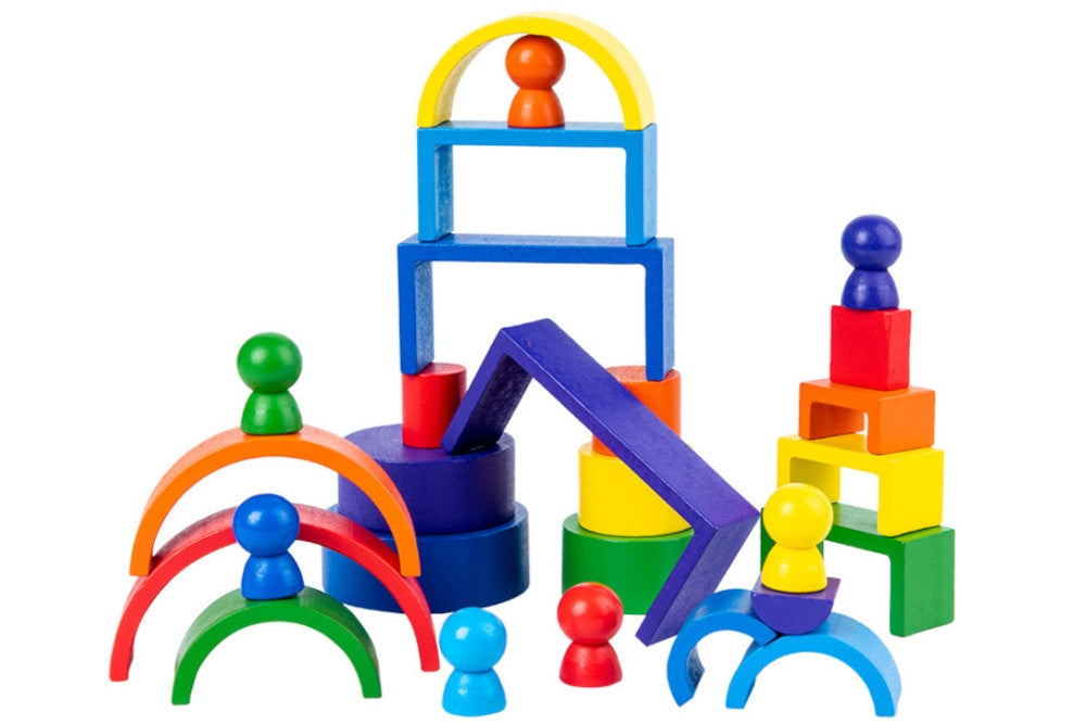 Rainbow Stackers - Mini Set of 4