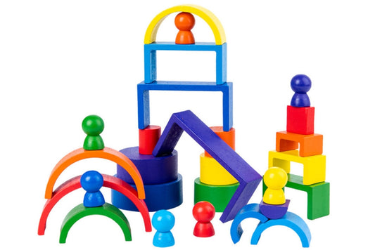 Rainbow Stackers - Mini Set of 4