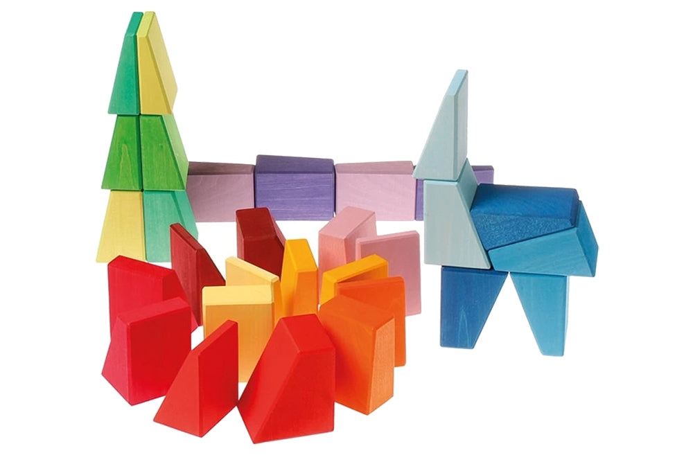 Rainbow Sloping Blocks