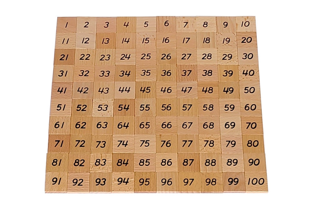 IFIT Montessori: 1-100 Number Tiles