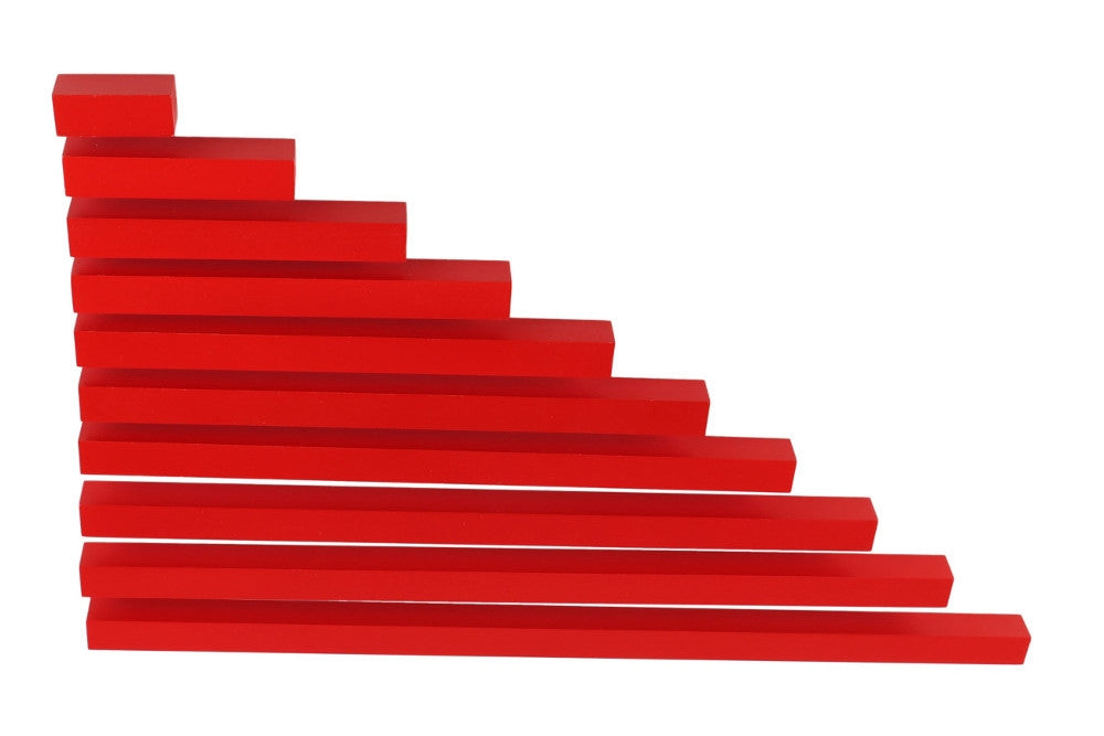 Long Red Rods (Mini) - IFIT Montessori