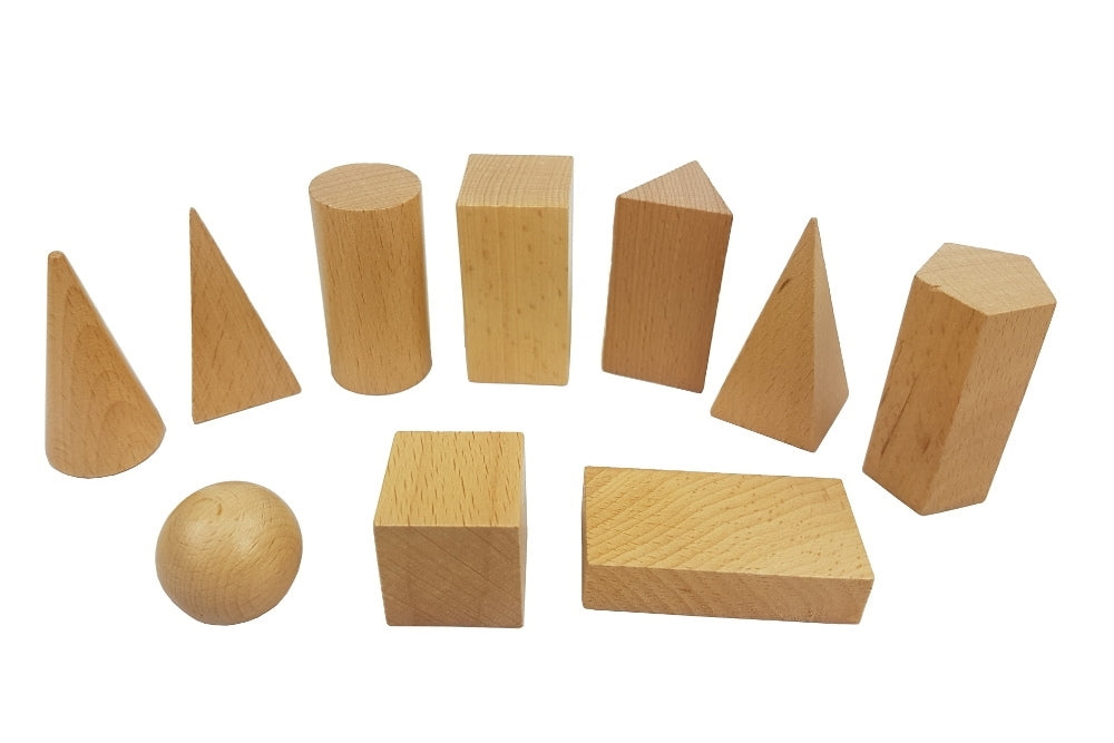 IFIT Montessori: Mystery Bag with 20 Wooden Solids