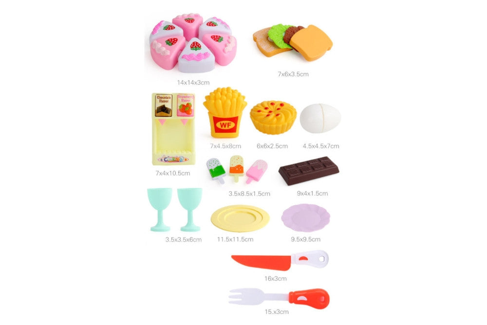 21-Piece Play Food Set