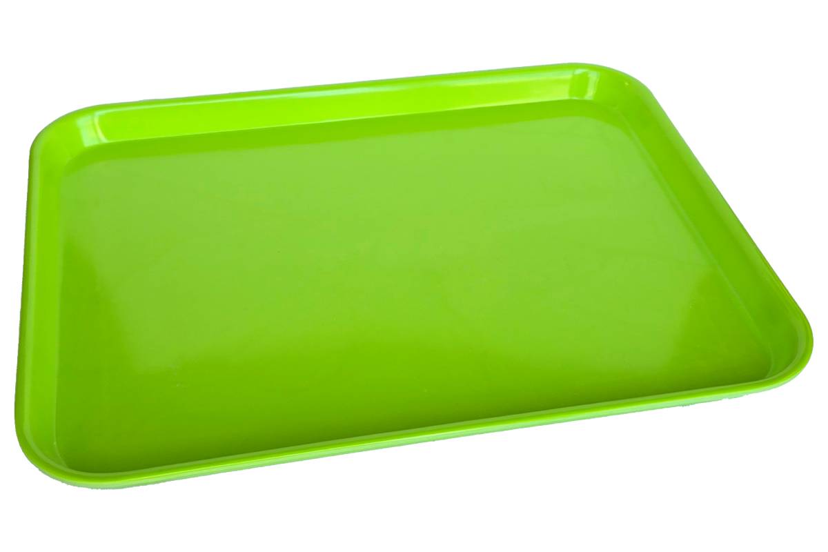 Large Green Melamine Tray