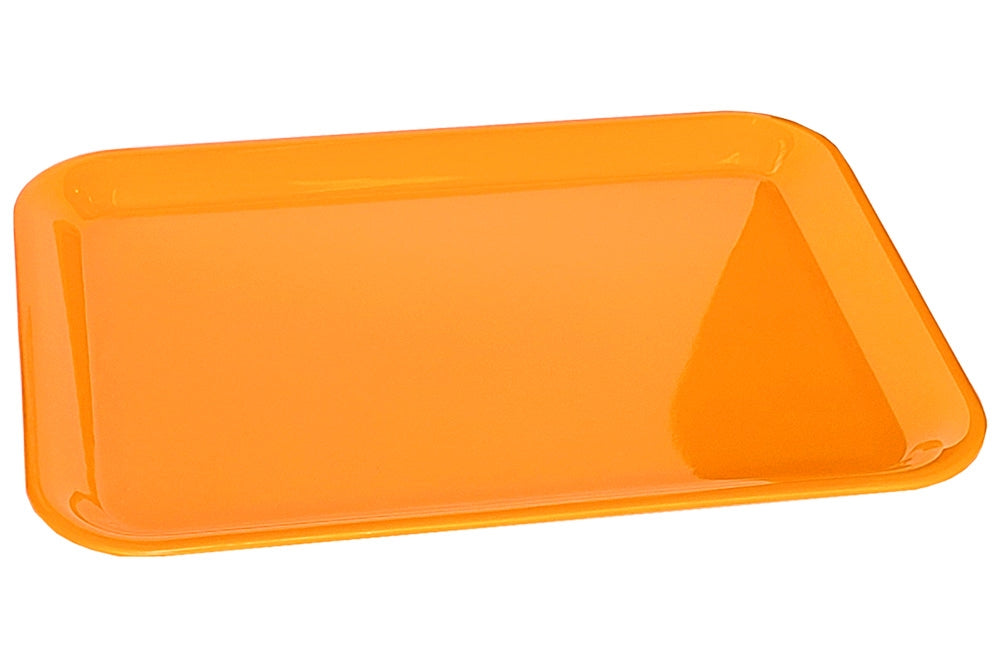 Large Orange Plastic Tray